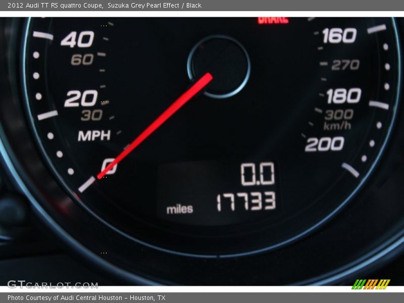 Suzuka Grey Pearl Effect / Black 2012 Audi TT RS quattro Coupe