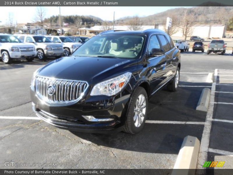Carbon Black Metallic / Titanium 2014 Buick Enclave Leather AWD