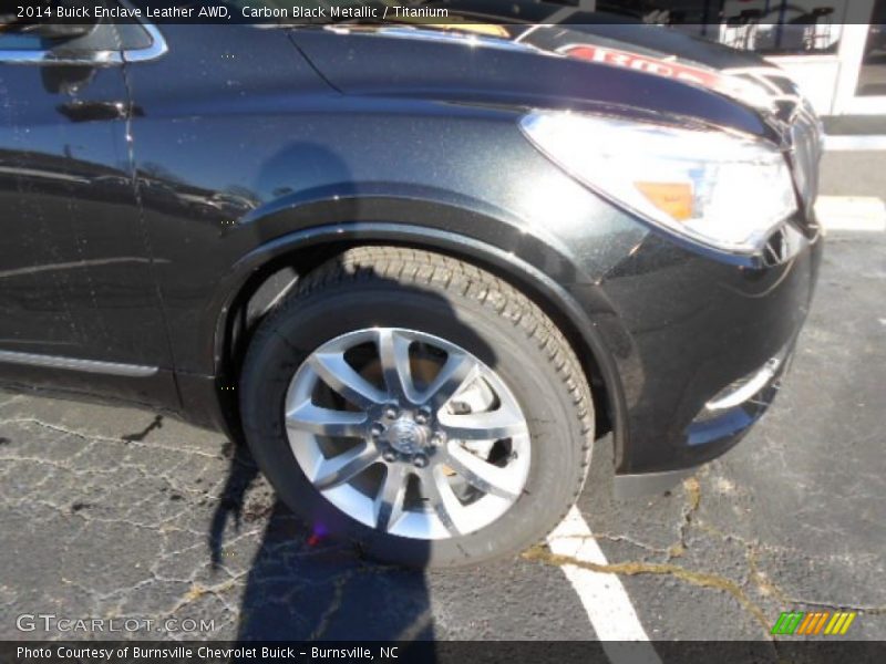 Carbon Black Metallic / Titanium 2014 Buick Enclave Leather AWD