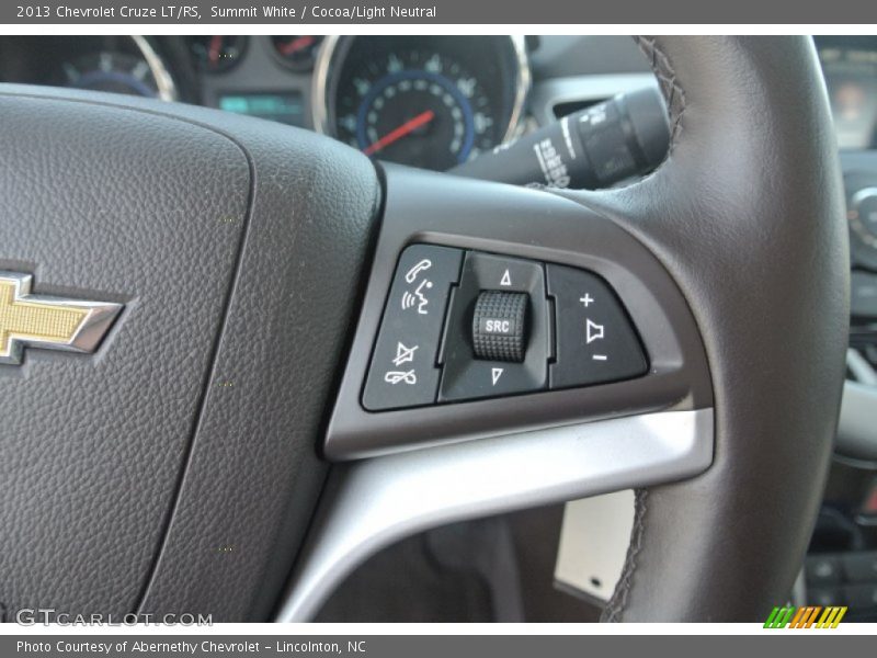 Summit White / Cocoa/Light Neutral 2013 Chevrolet Cruze LT/RS