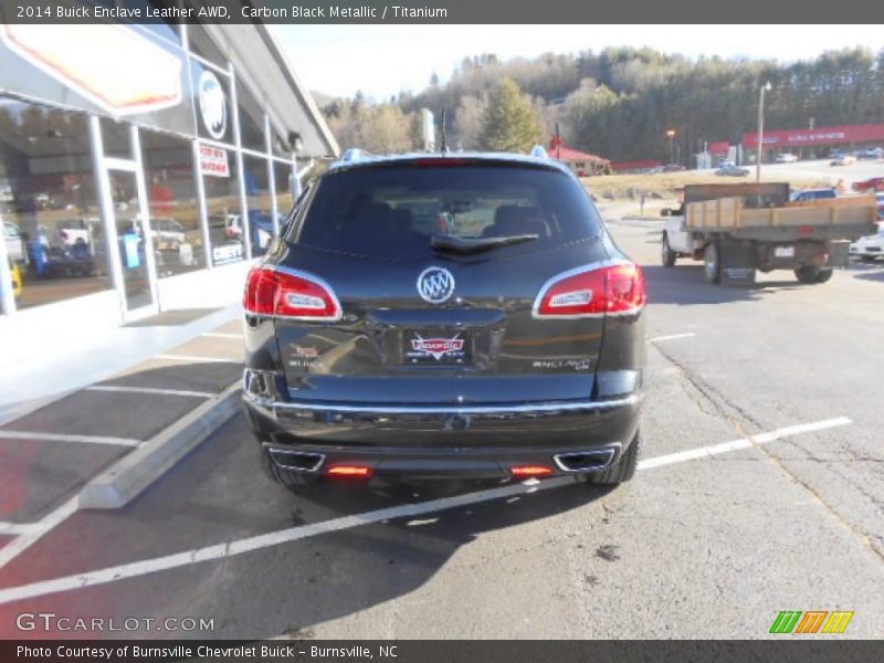 Carbon Black Metallic / Titanium 2014 Buick Enclave Leather AWD