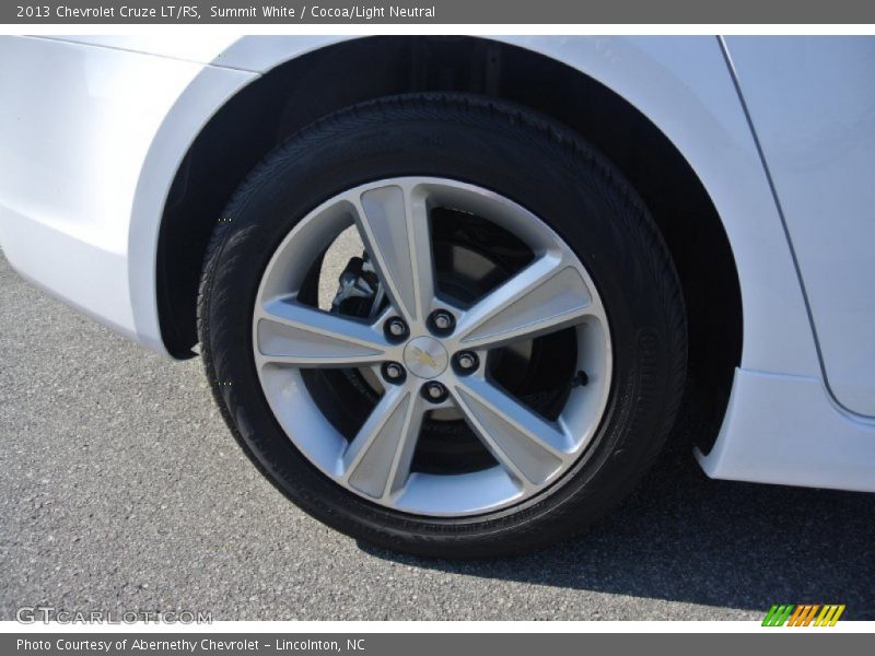 Summit White / Cocoa/Light Neutral 2013 Chevrolet Cruze LT/RS