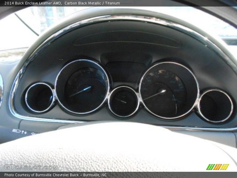 Carbon Black Metallic / Titanium 2014 Buick Enclave Leather AWD