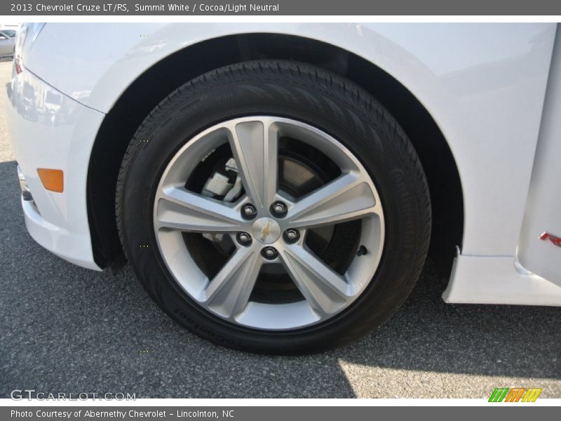 Summit White / Cocoa/Light Neutral 2013 Chevrolet Cruze LT/RS