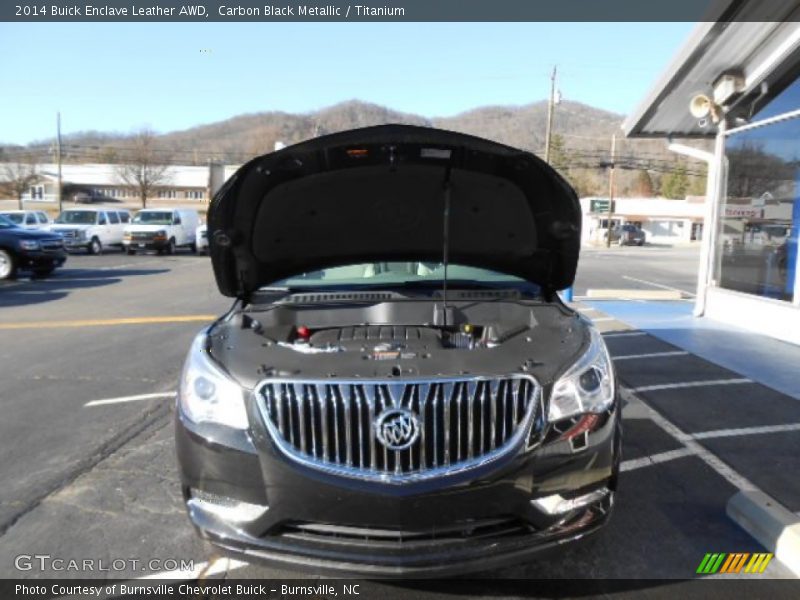 Carbon Black Metallic / Titanium 2014 Buick Enclave Leather AWD