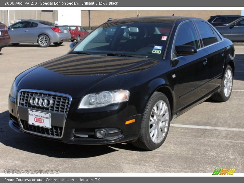 Brilliant Black / Black 2008 Audi A4 2.0T Special Edition Sedan