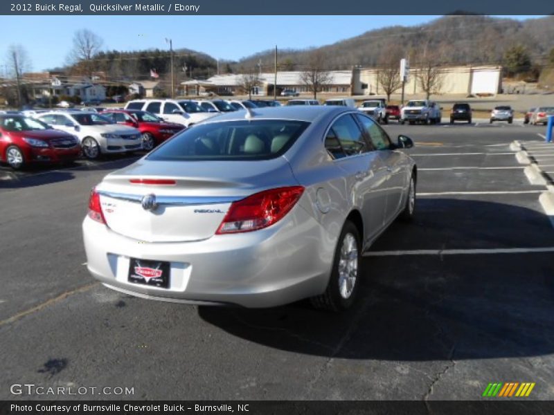 Quicksilver Metallic / Ebony 2012 Buick Regal