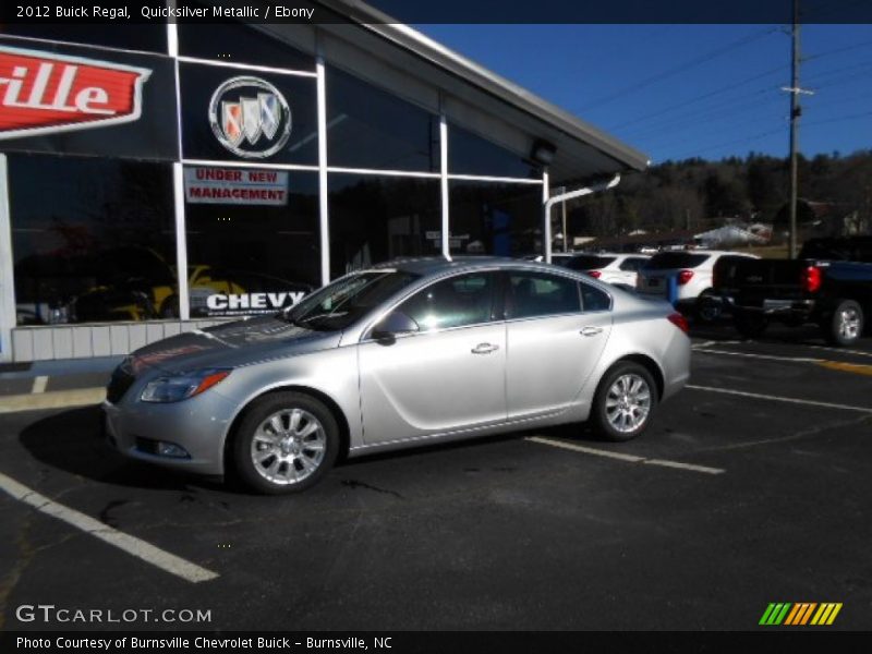 Quicksilver Metallic / Ebony 2012 Buick Regal