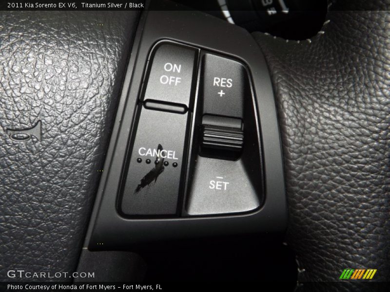 Titanium Silver / Black 2011 Kia Sorento EX V6