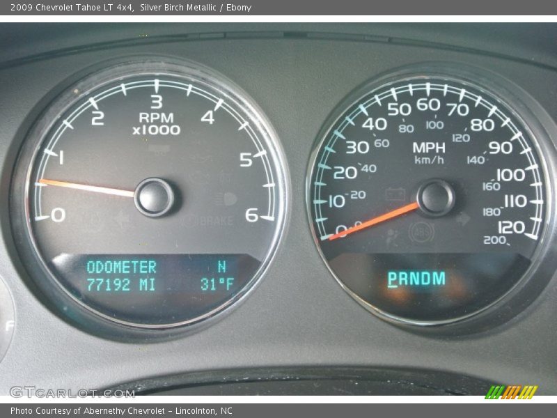 Silver Birch Metallic / Ebony 2009 Chevrolet Tahoe LT 4x4
