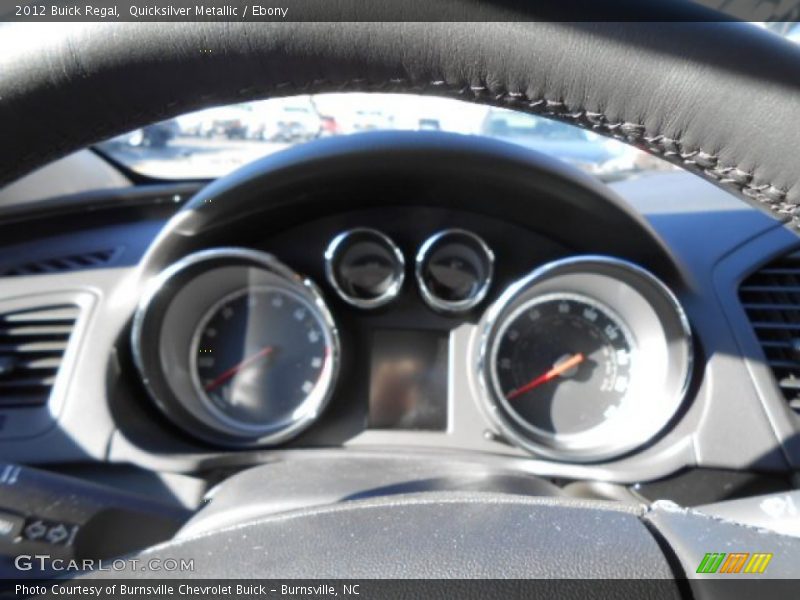 Quicksilver Metallic / Ebony 2012 Buick Regal
