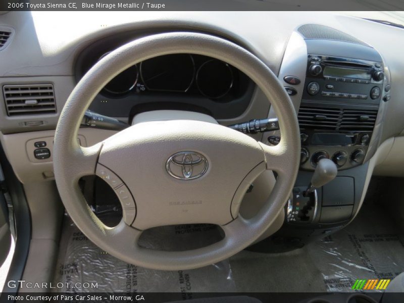 Blue Mirage Metallic / Taupe 2006 Toyota Sienna CE