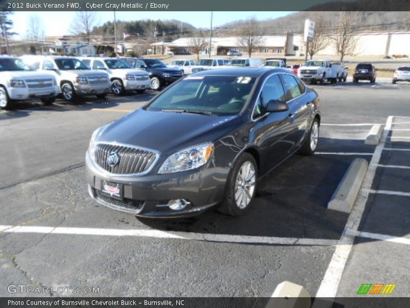 Cyber Gray Metallic / Ebony 2012 Buick Verano FWD