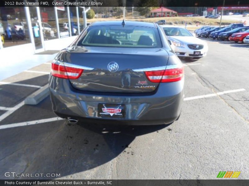 Cyber Gray Metallic / Ebony 2012 Buick Verano FWD