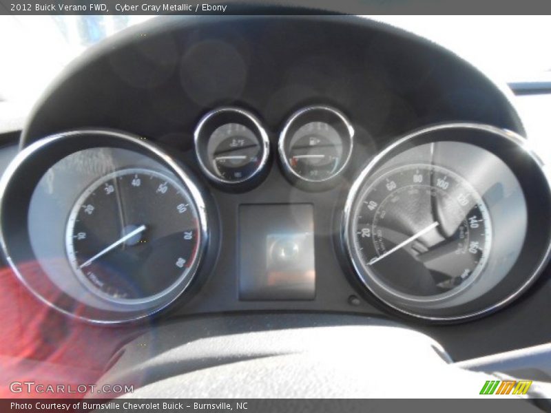 Cyber Gray Metallic / Ebony 2012 Buick Verano FWD