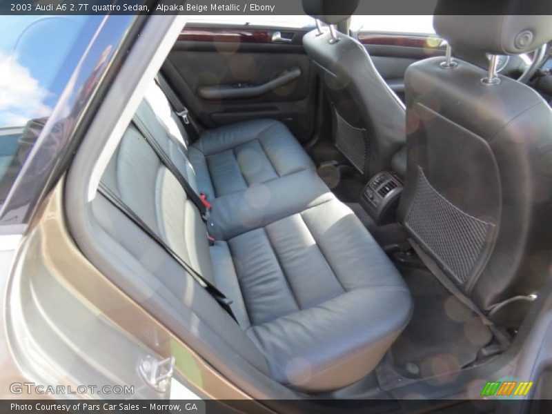 Alpaka Beige Metallic / Ebony 2003 Audi A6 2.7T quattro Sedan