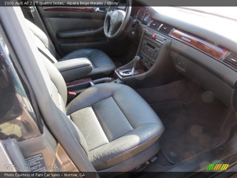 Alpaka Beige Metallic / Ebony 2003 Audi A6 2.7T quattro Sedan