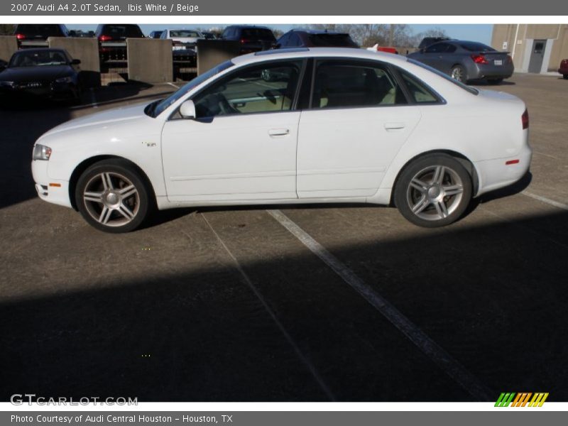 Ibis White / Beige 2007 Audi A4 2.0T Sedan