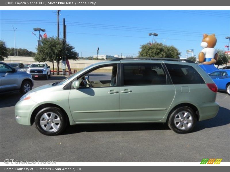 Silver Pine Mica / Stone Gray 2006 Toyota Sienna XLE