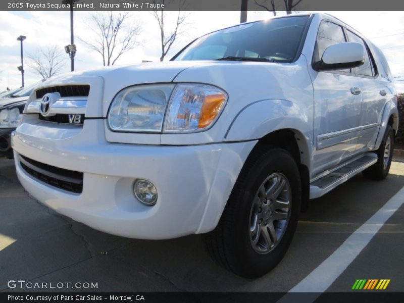 Natural White / Taupe 2005 Toyota Sequoia Limited