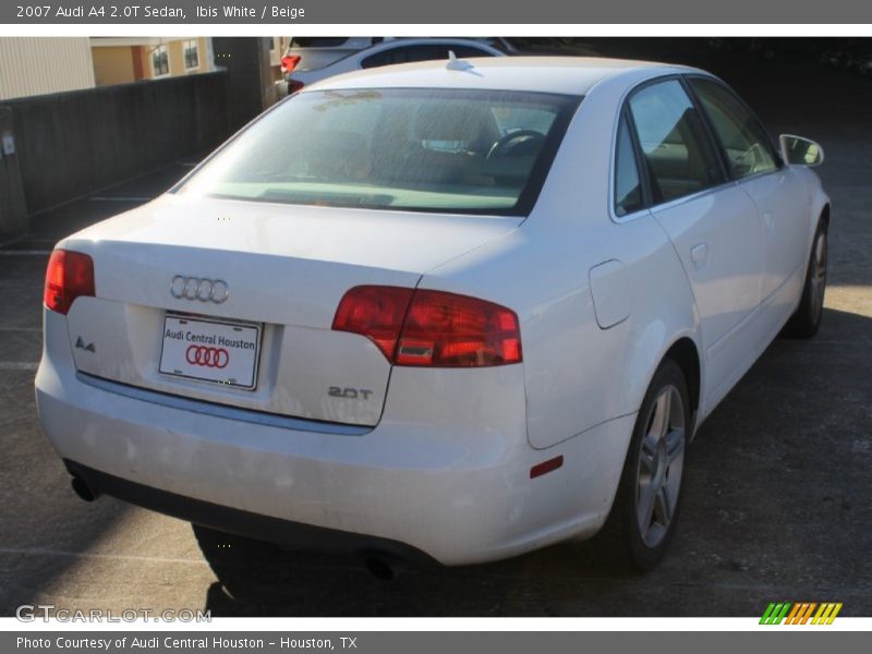 Ibis White / Beige 2007 Audi A4 2.0T Sedan