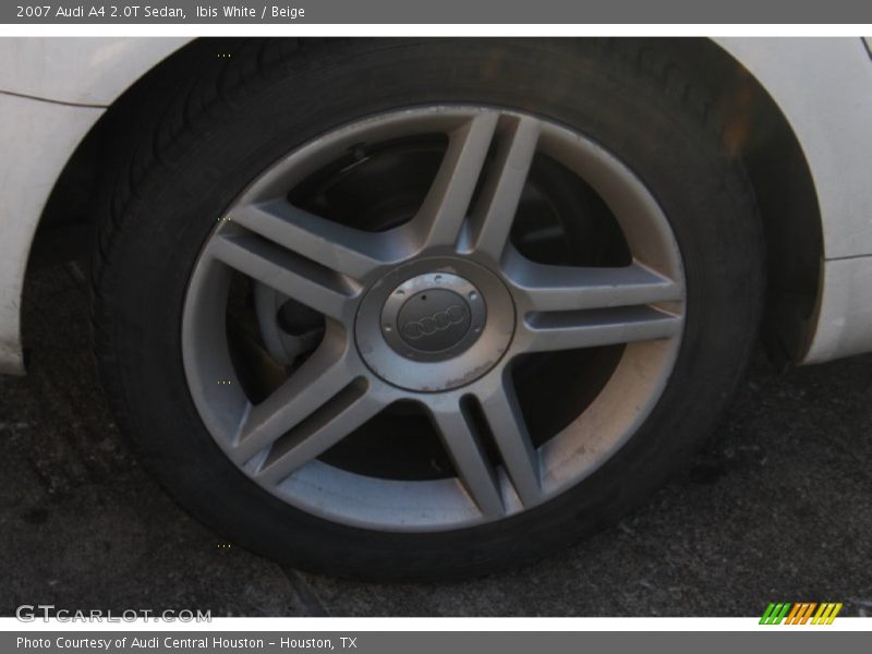 Ibis White / Beige 2007 Audi A4 2.0T Sedan