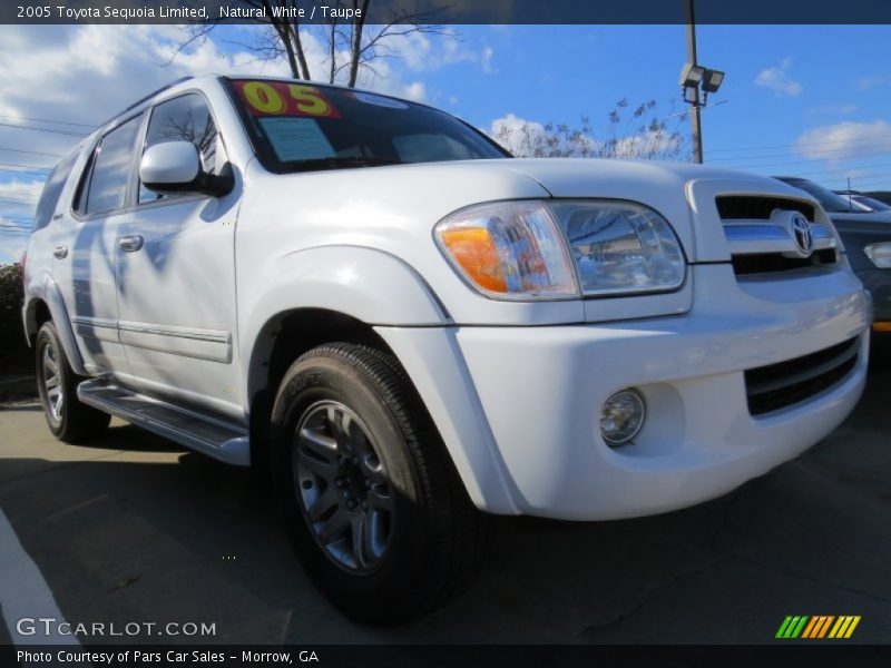 Natural White / Taupe 2005 Toyota Sequoia Limited