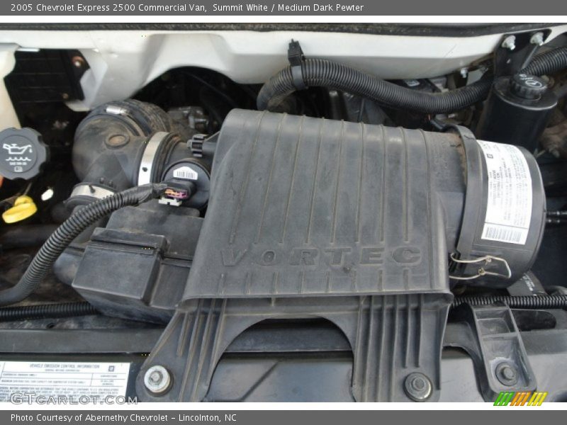 Summit White / Medium Dark Pewter 2005 Chevrolet Express 2500 Commercial Van
