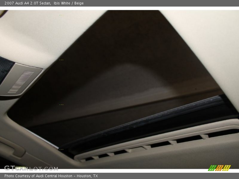 Ibis White / Beige 2007 Audi A4 2.0T Sedan