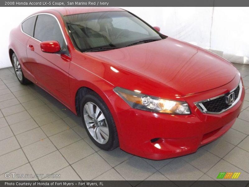 Front 3/4 View of 2008 Accord LX-S Coupe
