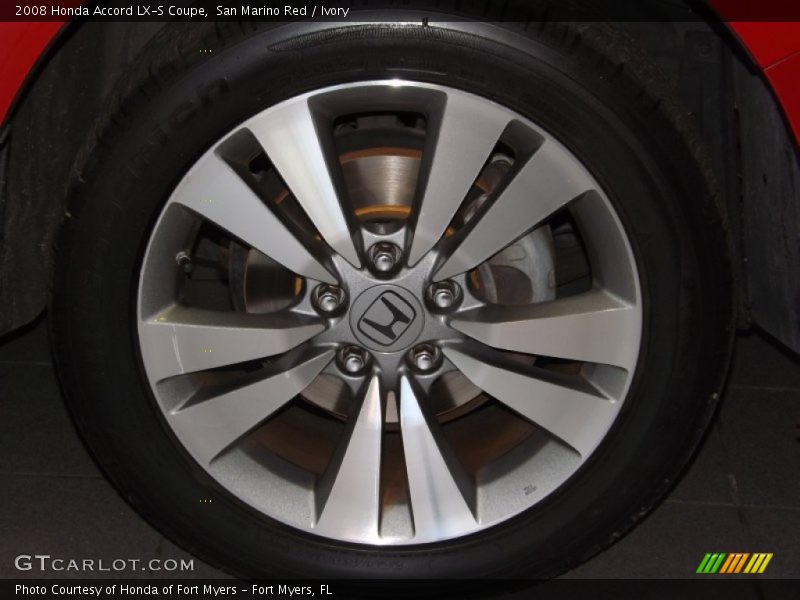 San Marino Red / Ivory 2008 Honda Accord LX-S Coupe