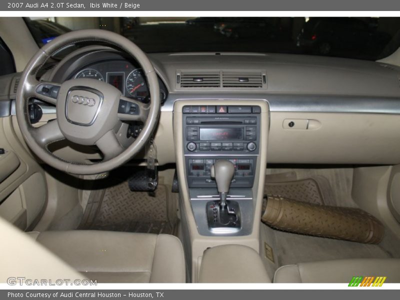 Ibis White / Beige 2007 Audi A4 2.0T Sedan