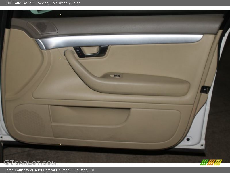 Ibis White / Beige 2007 Audi A4 2.0T Sedan