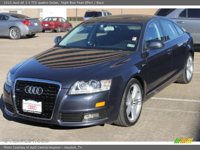 Night Blue Pearl Effect / Black 2010 Audi A6 3.0 TFSI quattro Sedan