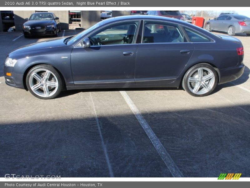 Night Blue Pearl Effect / Black 2010 Audi A6 3.0 TFSI quattro Sedan