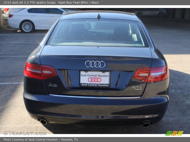 Night Blue Pearl Effect / Black 2010 Audi A6 3.0 TFSI quattro Sedan
