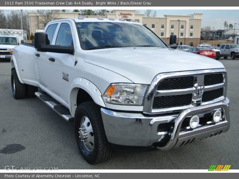 Front 3/4 View of 2013 3500 Tradesman Crew Cab 4x4 Dually