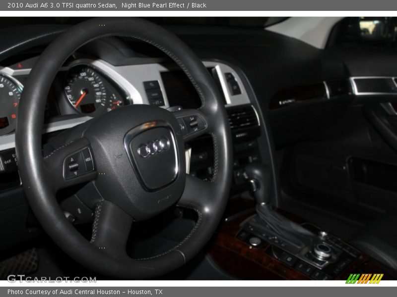 Night Blue Pearl Effect / Black 2010 Audi A6 3.0 TFSI quattro Sedan