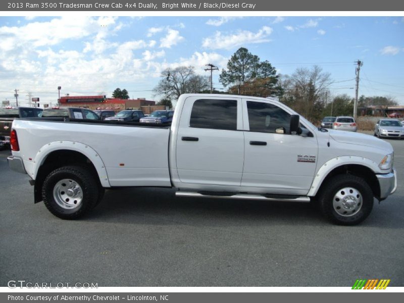  2013 3500 Tradesman Crew Cab 4x4 Dually Bright White