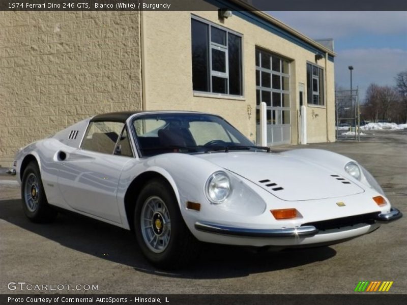 Front 3/4 View of 1974 Dino 246 GTS