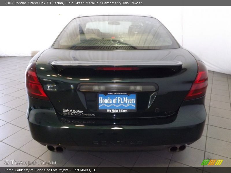 Polo Green Metallic / Parchment/Dark Pewter 2004 Pontiac Grand Prix GT Sedan