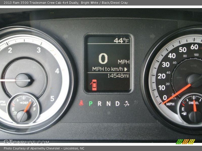 Bright White / Black/Diesel Gray 2013 Ram 3500 Tradesman Crew Cab 4x4 Dually