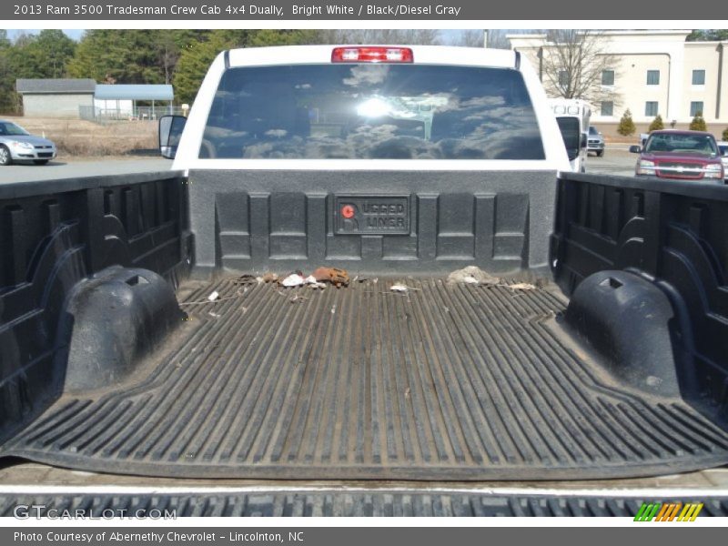 Bright White / Black/Diesel Gray 2013 Ram 3500 Tradesman Crew Cab 4x4 Dually