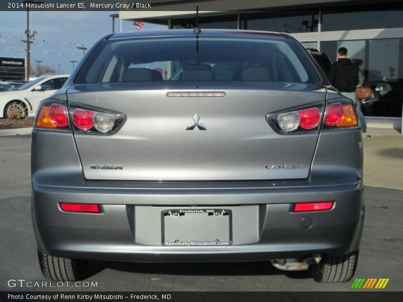 Mercury Gray / Black 2014 Mitsubishi Lancer ES