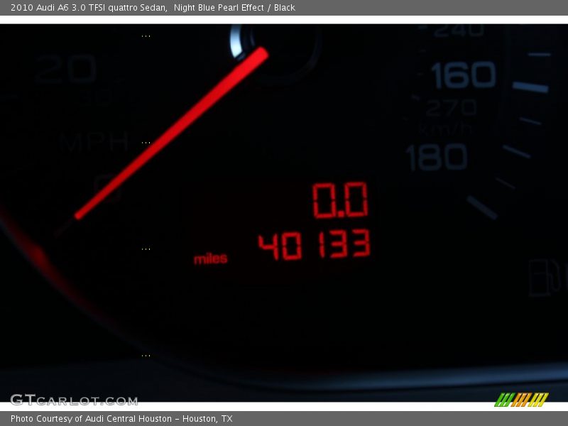 Night Blue Pearl Effect / Black 2010 Audi A6 3.0 TFSI quattro Sedan