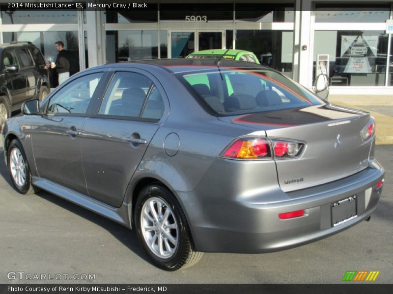 Mercury Gray / Black 2014 Mitsubishi Lancer ES