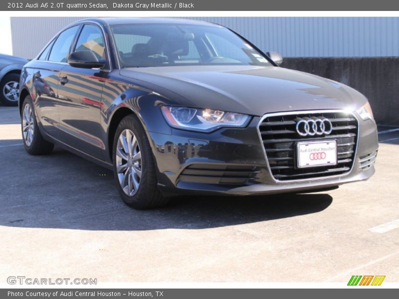 Dakota Gray Metallic / Black 2012 Audi A6 2.0T quattro Sedan