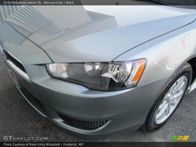 Mercury Gray / Black 2014 Mitsubishi Lancer ES