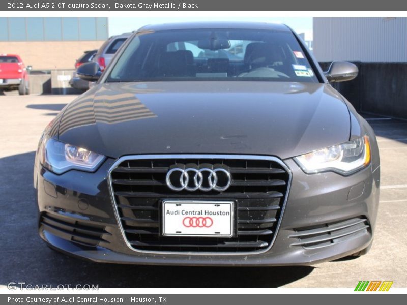 Dakota Gray Metallic / Black 2012 Audi A6 2.0T quattro Sedan