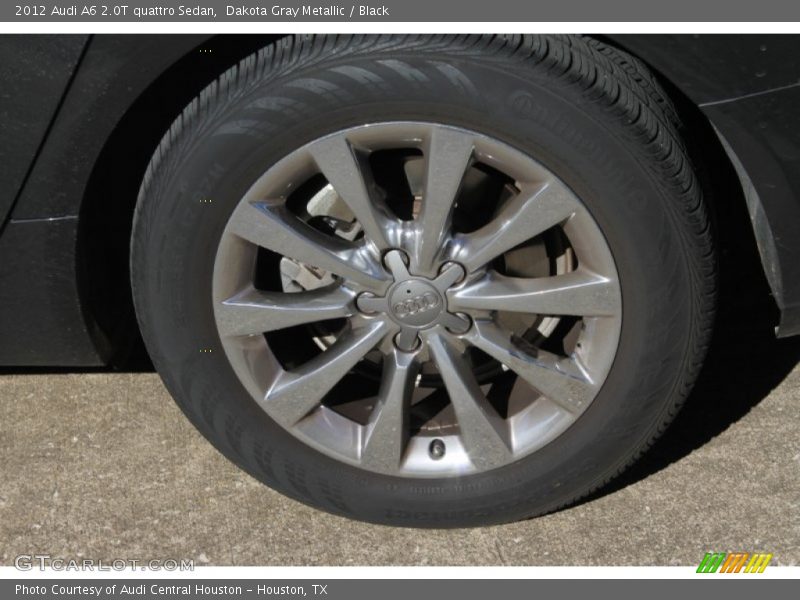 Dakota Gray Metallic / Black 2012 Audi A6 2.0T quattro Sedan